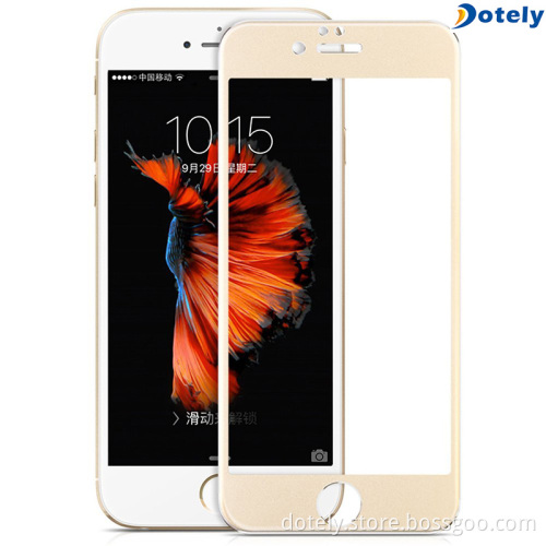 Titanium Alloy Color Tempered Glass Screen Protetcor